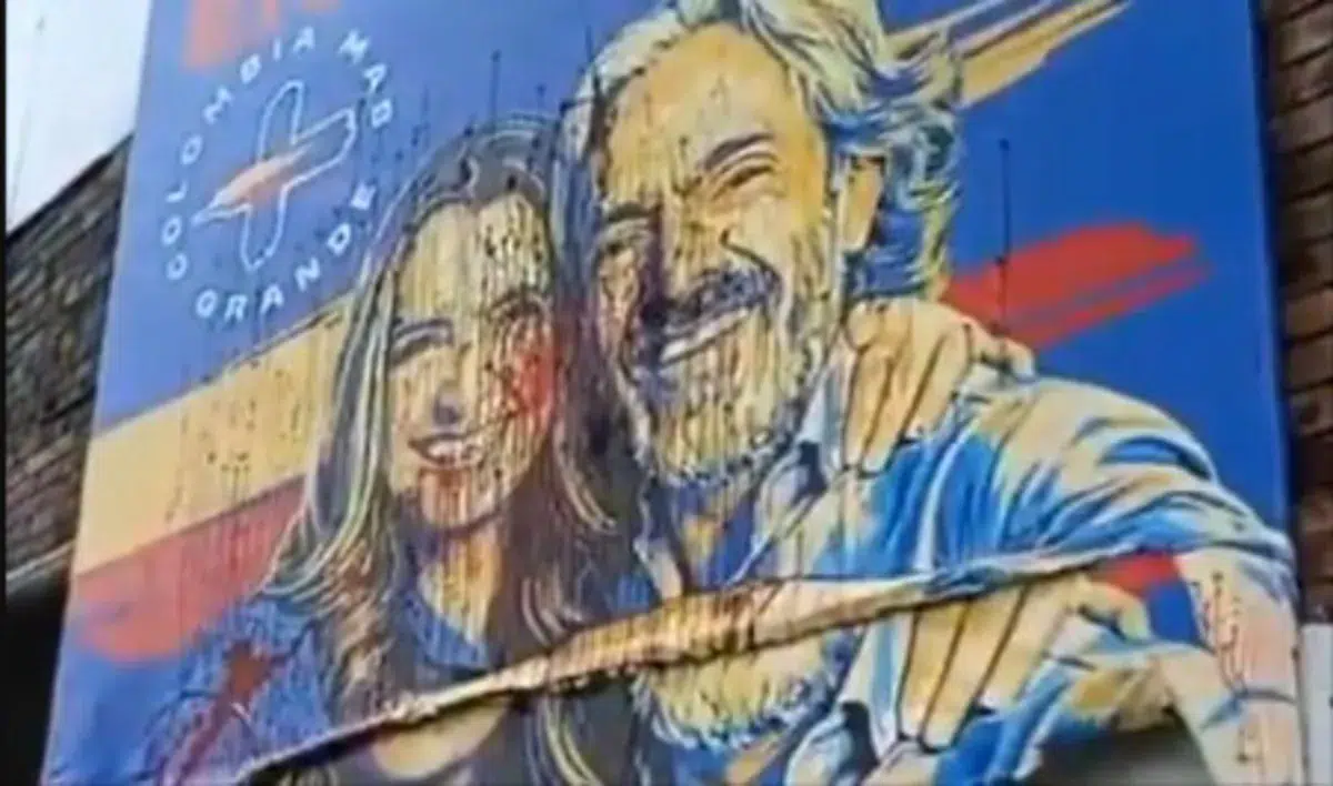 Vandalizan la sede de campaña de la candidata presidencial Paloma Valencia en Bogotá
