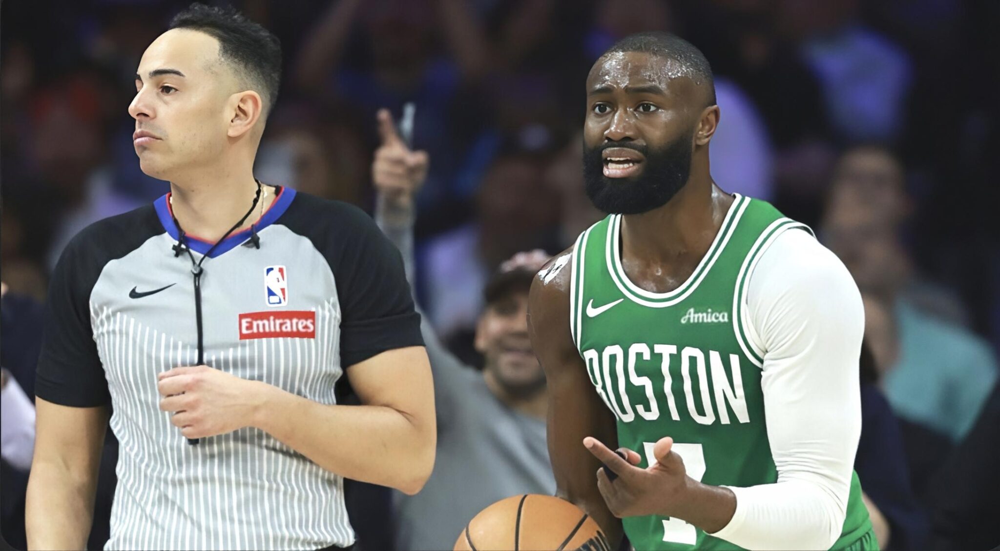 Jaylen Brown, de los Celtics, sugiere investigar árbitros
